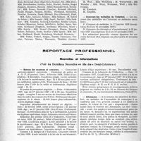 2939 - Page 2930 - Partie professionnelle, Hygiène, Assistance, Mutualité, Intérêts corporatifs, Variétés. Hôpitaux de l'assistance publique de Paris. Chronique automobile. Le Tourisme automobile / Reportage professionnel. Nouvelles et Informations, (Voir les Dernières Nouvelles en tête des « Demi-Colonnes»). Bureau des examens et concours / Allemagne