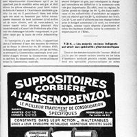 2940 - Page XLVII-2931 - Correspondance. Assurances sociales. Refus illégal par un maire des bons de visite à un assuré indigent / Les assurés sociaux indigents ont droit aux spécialités pharmaceutiques