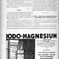 2947 - Page 2938-LIV - Correspondance. Accidents. Quand une irritation de la peau peut-elle être un accident du travail ? / Droit d’un accidenté du Travail à l'assistance d'une tierce personne