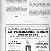 2951 - Page 2942-LVIII - Correspondance. Application des tarifs d'honoraires. Le prix d'un curettage en Assurance sociale