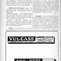 2959 - Page 2950-X - Dernières nouvelles. Hôpitaux de Paris / Exposition internationale de Paris 1937 / Hôpital mixte de Coulommiers / Mariage / Nécrologie [Docteur Avril, Docteur Marius Carle, Docteur Jules Gagey, Docteur Joseph Guironnet, Docteur Lacassagne, Docteur Joseph Magé, Docteur Henri Noiré, Docteur Pierre Patet, Docteur Valdiguié, Docteur Xavier Zeller, Docteur Bertier, M. Jules Merveau]