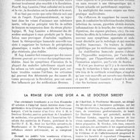 2965 - Page 2956 - Propos du jour. Les horizons de la médecine / La remise d'un livre d’or à M. le Docteur Siredey