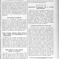 2982 - Page 2973 - Partie scientifique. L'actualité scientifique. Les Sociétés Savantes. Paris. Société des chirurgiens de Paris. Séance du 4 juin 1937 / Séance du 18 juin 1937