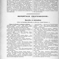 3007 - Page 2998 - Partie professionnelle, Hygiène, Assistance, Mutualité, Intérêts corporatifs, Variétés. Faculté de médecine de paris. Enseignement et actes de la Faculté / Reportage professionnel. Nouvelles et informations. Thèses de la Faculté de médecine de Bordeaux