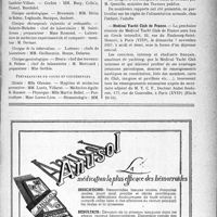 3026 - Page IX-3017 - Dernière Nouvelles. Faculté de médecine de Paris / Le IIe Congrès scientifique international de l’alimentation / Médical Yacht Club de France