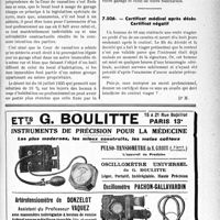 3076 - Page LV-3067 - Correspondance. Questions diverses. Réduction de 10% sur le loyer d’un garage / Certificat médical après décès. Certificat négatif