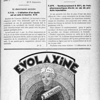 3080 - Page LIX-3071 - Correspondance. Application des tarifs d'honoraires. Accidents du Travail. Injection antitétanique plus deux pansements / Assurances sociales. L’ablation d’une épulis est un acte à inscrire KIO / Remboursement à 80% de frais pharmaceutiques élevés en cas de produits injectables
