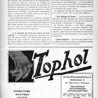 3091 - Page 3098-X - Dernières nouvelles. Une « première » à la Faculté de pharmacie / A la mémoire des morts du service de Santé / «Prix de l’immunité locale. » / Club hippique de France / Soirée médicale