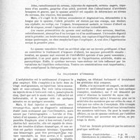 3105 - Page 3112 - Partie scientifique. Travaux originaux. La clinique au goût du jour. Contre le spasme vasculaire, origine d’accidents brusques et graves, d’après le Professeur Loeper et le Professeur agrégé A. Lemaire. Le traitement d’urgence
