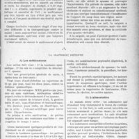 3106 - Page 3113 - Partie scientifique. Travaux originaux. La clinique au goût du jour. Contre le spasme vasculaire, origine d’accidents brusques et graves, d’après le Professeur Loeper et le Professeur agrégé A. Lemaire. Le traitement d’urgence / Le traitement préventif. Les médicaments / L’alimentations