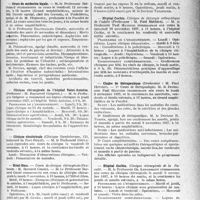 3138 - Page 3145 - Partie professionnelle, Hygiène, Assistance, Mutualité, Intérêts corporatifs, Variétés. Faculté de médecine de paris. Enseignement et actes de la Faculté