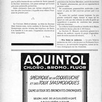 3157 - Page 3164-VIII - Nécrologie. Le Docteur Jean Camescasse / Dernières Nouvelles. La Maison du médecin et le diner de la Bidoche / Prix Nobel de médecine