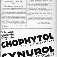 3162 - Page XIII-3169 - A Travers l’officiel. Enseignement de la médecine / Chronique fiscale. Défendez-vous contre le fisc