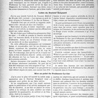 3173 - Page 3180 - Partie scientifique. Hôpital des enfants-malades. A Propos du diagnostic de l’urémie, par le Professeur LE Gac. Lettre du Docteur Reignard / Mise au point du Professeur Le Gac