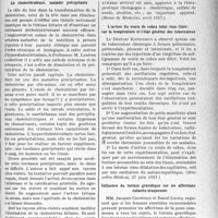 3180 - Page 3187 - Partie scientifique. L'actualité scientifique. La Presse. La cholestérolémie, maladie précipitante [(Revue de Médecine, avril 1937)] / L’action du venin de cobra total (non filtré) sur la température et l’état général des tuberculeux [(Bruxelles-Médical, 27 juin 1937)] / Influence du terrain gravidique sur les affections cutanéo-muqueuses [(La clinique, juin 1937)]