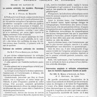 3186 - Page 3193 - Partie scientifique. L'actualité scientifique. Les Congrès. XLVIe Congrès Français de chirurgie. Les embolies artérielles des membres. Physiologie pathologique; par M. J. Fiolle / Traitement des embolies artérielles des membres, par M. P. Funck-Brentano / Intervention sanglante et méthodes orthopédiques dans les fractures diaphysaires fermées de jambe; par MM. R. Merle d'Aubigné et J. Creyssel