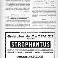 3227 - Page 3234-X - Correspondance. Application des tarifs d’honoraires. Accidents du Travail. La fourniture des spécialités en accident du travail / Assurances sociales. Frais de traitement d’un assuré à l’hôpital ou en clinique privée