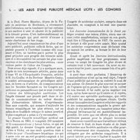 3228 - Page 3235 - Propos du jour. Les abus d’une publicité médicale licite: les congrès