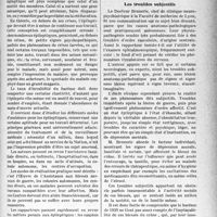 3254 - Page 3259 - Partie professionnelle, Hygiène, Assistance, Mutualité, Intérêts corporatifs, Variétés. Bulletin de l’Actualité. Les suites éloignées sociales des blessures crâniennes de guerre. Conséquences sociales de l’épilepsie traumatique de guerre / Les troubles subjectifs / Discussion générale