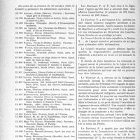 3265 - Page 3270 - Partie professionnelle, Hygiène, Assistance, Mutualité, Intérêts corporatifs, Variétés. L’Actualité professionnelle. Ligue médicale de défense professionnelle, « Le Sou Médical ». Extrait des procès-verbaux du Conseil d'Administration