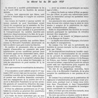 3266 - Page 3271 - Partie professionnelle, Hygiène, Assistance, Mutualité, Intérêts corporatifs, Variétés. L’Actualité professionnelle. Mutualité familiale. Le décret-loi du 28 août 1937