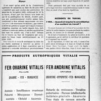 3270 - Page XXXIX-3275 - Correspondance. Questions diverses. Réduction de 10% sur les loyers / Accidents du travail. Quand est acquise la consolidation d’un accident du travail ?