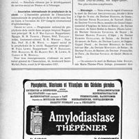 3281 - Page 3286-VIII - Dernières Nouvelles. Sorbonne / Association internationale de prophylaxie de la cécité / Naissances / Nécrologie. [Docteur Argueyrolles, Docteur Bertier, Docteur Henri Blanchon, Docteur Victor Bros, Docteur Charrin, Docteur Georges Courtier, Docteur Marcel Flogny, Docteur Edmond Guillaume, Docteur P. Humbert, Docteur Laroy, Docteur Métreau, Docteur Montigny, Docteur Pages, Docteur Pierre Sée, Docteur Sourice, Madame Jules Boudry]