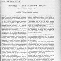 3292 - Page 3295 - Partie scientifique. Travaux originaux. L’érysipèle et son traitement moderne, par le Docteur Georges Lory