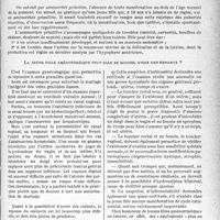 3298 - Page 3301 - Partie scientifique. Travaux originaux. La clinique au goût du jour. Aménorrhée primitive et mariage, D’après le Docteur J. Seguy. La jeune fille aménorrhéique peut-elle se marier, avoir des enfants ?