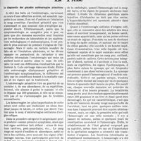 3302 - Page 3305 - Partie scientifique. L’Actualité scientifique. La Presse. Le diagnostic des grandes entérorragies primitives [(Le Progrès Médical, 26 juin 1937)]