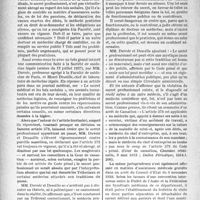 3315 - Page 3318 - Partie professionnelle, Hygiène, Assistance, Mutualité, Intérêts corporatifs, Variétés. Travaux originaux. Bulletin de l’Actualité. L’article 378 du code pénal est-il toujours en vigueur? [Dr Paul Boudin]