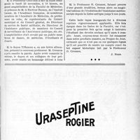 3352 - Page VII-3353 - L'inauguration de la chaire d'assistance médico-sociale de la Faculté de médecine de Paris
