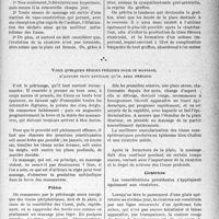 3372 - Page 3373 - Partie scientifique. Travaux originaux. La clinique au goût du jour. Le massage, grâce à un emploi judicieux, est susceptible d’améliorer plaies ou cicatrices, d’après le Docteur R. Leroy. Il favorise, en effet, une bonne vascularisation des tissus / Voici quelques règles précises pour ce massage, d'autant plus efficace qu'il sera précoce [G. Fischer]