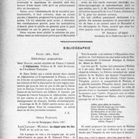 3397 - Page 3398 - Partie professionnelle, Hygiène, Assistance, Mutualité, Intérêts corporatifs, Variétés. Travaux originaux. Bulletin de l’Actualité. Les caisses chirurgicales dans la région parisienne / Bibliographie. L’Afghanistan, par René Dollot, Payot, édit, Paris / Le départ pour les îles, par Louis Leclerc, Office Poétique, Paris, 1937 [J. Noir]