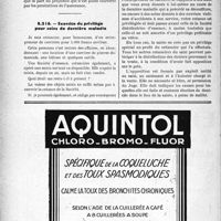 3415 - Page 3416-LXVI - Correspondance. Questions diverses. Responsabilité en cas d'accident survenu à l’école / Exercice du privilège pour soins de dernière maladie