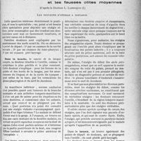 3442 - Page 3459 - Partie scientifique. Travaux originaux. La clinique otoloqique au goût du jour. Les otalgies sans otites et les fausses otites moyennes, d’après le Docteur L. Larroque. Les douleurs d’oreille à distance