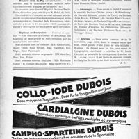 3497 - Page 3514-XII - Dernières nouvelles. Hospices civils de Rouen / Hospices civils du Puy (Haute-Lôire) / Hôpitaux de Montpellier / Nécrologie [Docteur Charles Adrian, Docteur Edmond Apard, Docteur Jules Boyer, Docteur René Chappel, Docteur Edgard Lantzenberg, Docteur Paul de Malherbe, Docteur Philémon Thévenet] / Erratum