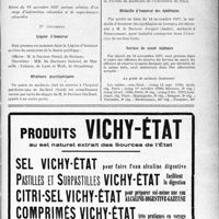3498 - Page XIII-3515 - A Travers l’officiel. Infirmières et sages-femmes coloniales / Légion d’honneur / Hôpitaux psychiatriques / Enseignement de la médecine / Médaille d’honneur des épidémies / Service de santé militaire