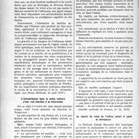 3513 - Page 3530 - Partie Scientifique. L'actualité scientifique. La Presse. Le rôle respectif du bacille de Pfeiffer et du virus spécifique dans l’influenza humaine [(La Presse Médicale, 21 août 1937)] / L’interprétation dans la petite enfance d’une cuti-réaction à la tuberculine [(Gazette médicale de France, n° 13, 1937)] / Le cancer du corps de l’utérus avant et après la ménopause [(La Presse Médicale, 22 septembre 1937)]