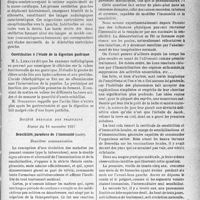 3516 - Page 3533 - Partie Scientifique. L'actualité scientifique. Les Sociétés Savantes. Paris. Société de médecine de Paris. Radiologie de l’oreillette gauche chez les mitraux / Contribution à l’étude de la digestion gastrique / Société médicale des praticiens. Séance du 19 novembre 1937