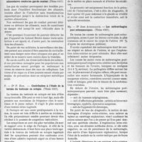 3520 - Page 3537 - Partie Scientifique. L'actualité scientifique. Les Thèses. La protection des denrées alimentaires contre les gaz de combat, par Dr G. Vettier 1937 / Contribution à l’étude de la torsion du testicule en ectopie, par Dr P. Eon 1937 / Les métrorrhagies poste ménopausiques, par Dr Jean Aussilloux 1937