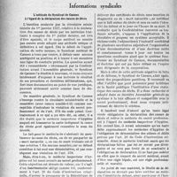 3529 - Page 3546 - Partie Professionnelle, Hygiène, Assistance, Mutualité, Intérêts corporatifs, Variétés. L’actualité professionnelle. Informations syndicales. L’attitude du Syndicat de Cannes à l’égard de la déclaration des causes de décès [Jean Mignon]