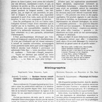 3533 - Page 3550 - Partie Professionnelle, Hygiène, Assistance, Mutualité, Intérêts corporatifs, Variétés. L’actualité professionnelle. Alopécie et psychologie, par Robert Rabut. Importance du dosage de l’alcool dans la salive en médecine légale [(Annales de Médecine Légale, novembre 1937)] / Bibliographie. Quelques travaux complémentaires relatifs à la propagation de la tuberculose, par Auguste Lumière, Imprimerie Léon Sézanne, Lyon / Physiologie de l’écriture cursive, par Docteur H. Callewaert, Éditions Desclée, de Brouwer et Cie, Paris