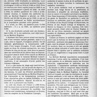 3534 - Page 3551 - Partie Professionnelle, Hygiène, Assistance, Mutualité, Intérêts corporatifs, Variétés. L’actualité professionnelle. Les études médicales en Angleterre