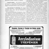 3561 - Page 3578-VIII - Dernières nouvelles. Faculté de droit de Paris / Institut du radium / Ecole Française de stomatologie