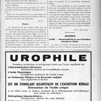 3622 - Page LXV-3639 - Correspondance. Application des tarifs d’honoraires. Assurances sociales. Prix des accouchements des assurées assistées / Accidents. Responsabilité en cas d'accident survenu à l'école