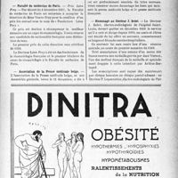 3628 - Page VII-3645 - Dernières nouvelles. Académie de médecine / Faculté de médecine de Paris / Association de la Presse médicale belge / Hommage au Docteur J. Belot