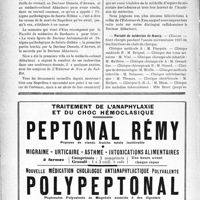 3629 - Page 3646-VIII - Dernières nouvelles. Hommage au Docteur J. Belot / Le prix de médecine coloniale au médecin colonial Abbatucci / Faculté de médecine de Nancy