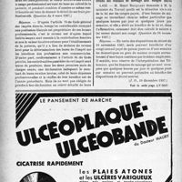 3635 - Page 3652-XIV - A travers l’officiel. Réponses des ministres aux questions des parlementaires. Base de la patente d’un médecin propriétaire de sa maison. Obligation de donner le détail des frais professionnels / Droits des femmes de ménage aux congés payés