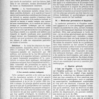 3673 - Page 3690 - Partie Professionnelle, Hygiène, Assistance, Mutualité, Intérêts corporatifs, Variétés. Travaux originaux. Les grandes lignes de la médecine et de l’hygiène sociales en France. Médecine sociale de soins / Médecine préventive et hygiène [Jean Mignon]